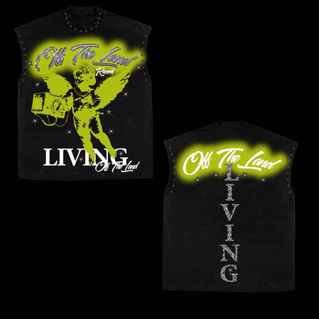 Living Off The Land Sleeveless Crop Tshirt