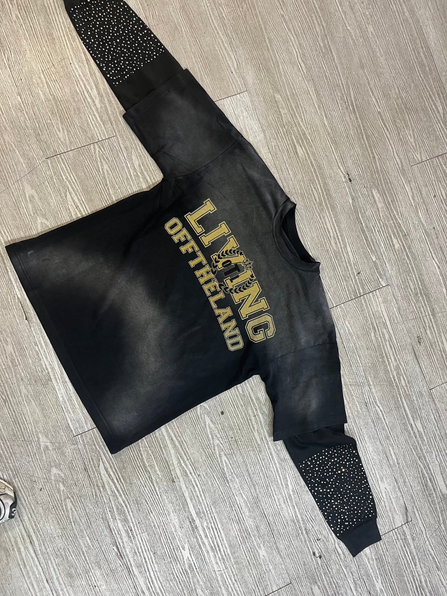 Black And Gold Long Sleeve